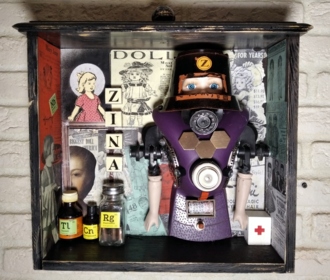 Ассамбляж Кукла Зина 