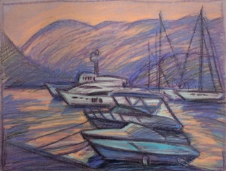 Яхты в Которском заливе