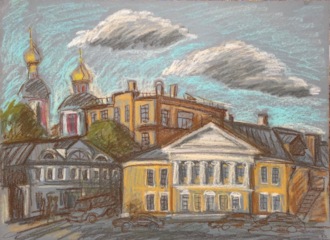 Московский пейзаж. Яузские ворота