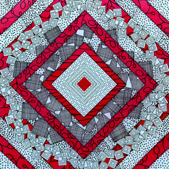 Диско Графика с узором Геометрическая абстракция 