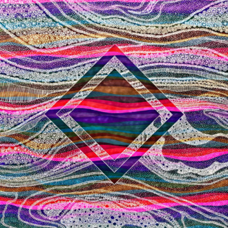 Антидот Графика с росписью Абстракция с белым узором