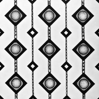 Прикасаться Черно-белая графика Украшения Бижутерия 