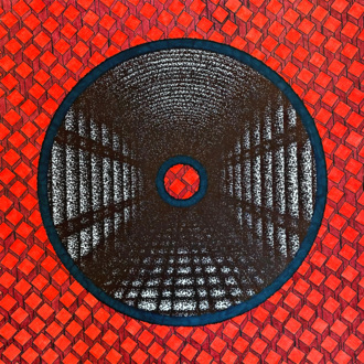 Бункер Тоннель Геометрическая графика с перспективой