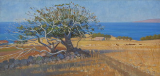 Утренний пейзаж. Старая Хурма.  о.Лесбос, Греция