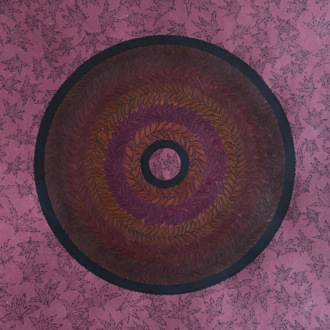 Причина (1) Осенняя картина с узором из листьев