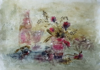 Натюрморт с клевером