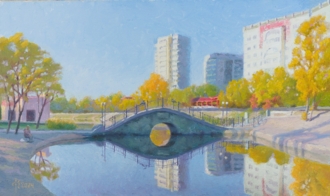 Краски Амурской Осени. Мост Дружбы. Благовещенск 