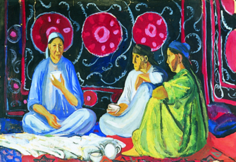 Женщины на празднике 