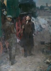 Ленин и рабочий