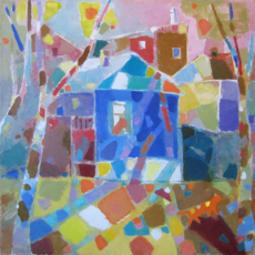 Солнечный день и рыжая кошка