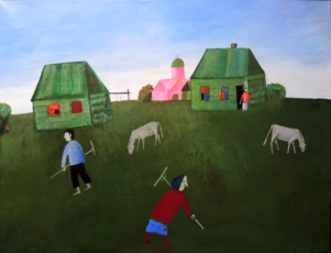 Там на лугу