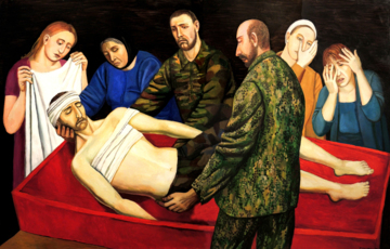 Положение во гроб (две части) 