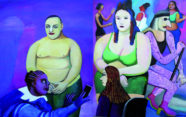 Перед выходом на подиум 