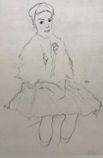 Девочка в пышной юбке