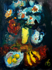 Цветы с фруктами