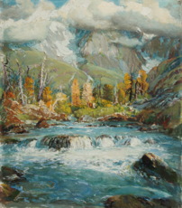 Пороги на реке Кумир.Горный Алтай