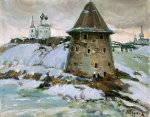 Плоская башня Псковского Кремля