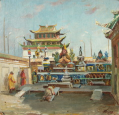 Монастырь Гандана, Уланбатор, Монголия.