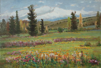 Красная Гора. Алтай. Горят огоньки