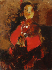 Сударыня в красной накидке