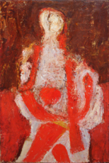 Красный шарф