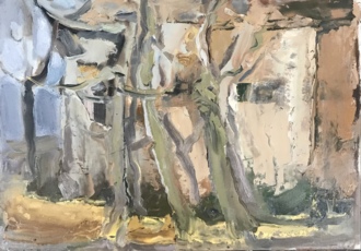 Октябрь, старый дом