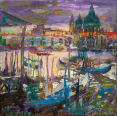 Венеция. Вид на Chiesa di Santa Maria della Salute