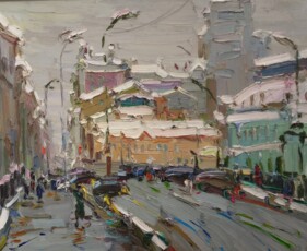 Москва после метели