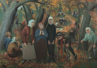 Паломники в Загорске