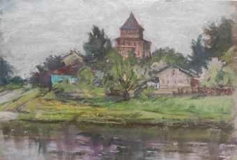 Дождливый день в Коломне