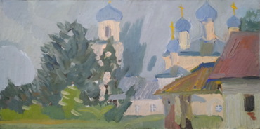 Дождливый день в Каргополе