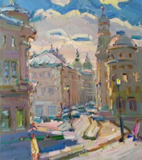 Москва  .Утро