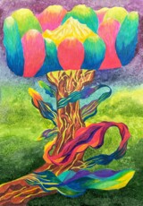 Фантастическое цветение. Гора