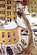 Двор на Купчинской зимой