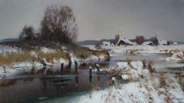 За рекой огни