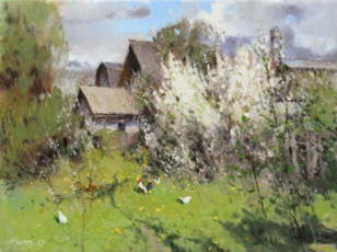 На майском солнышке