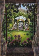 Вид из окошка на чердаке.