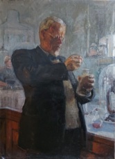 В лаборатории