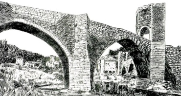 Средневековый городок Бесалу