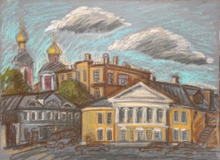 Московский пейзаж. Яузские ворота