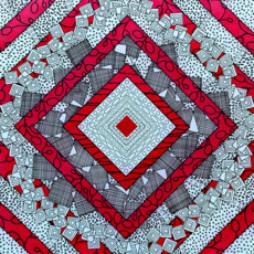 Диско Графика с узором Геометрическая абстракция 