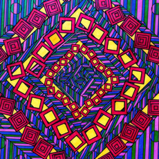 Диско (Ред) Музыкальная абстракция в ретро стиле