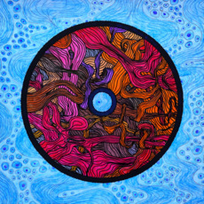 Исцеление Цветная графика карандашом Ленты Линии