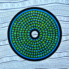 Эстетичный (1) Стеклянная мозаика Осколки секла Пирамида