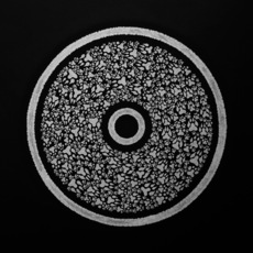 Органический (1) Черно-белая картина с узором из собачьих следов