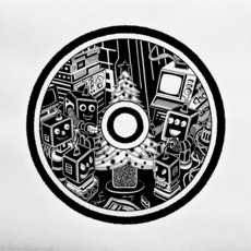 Время Рождества (1) Веселые роботы наряжают елку