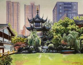 Новый и старый Шанхай. Храм Конфуция. 